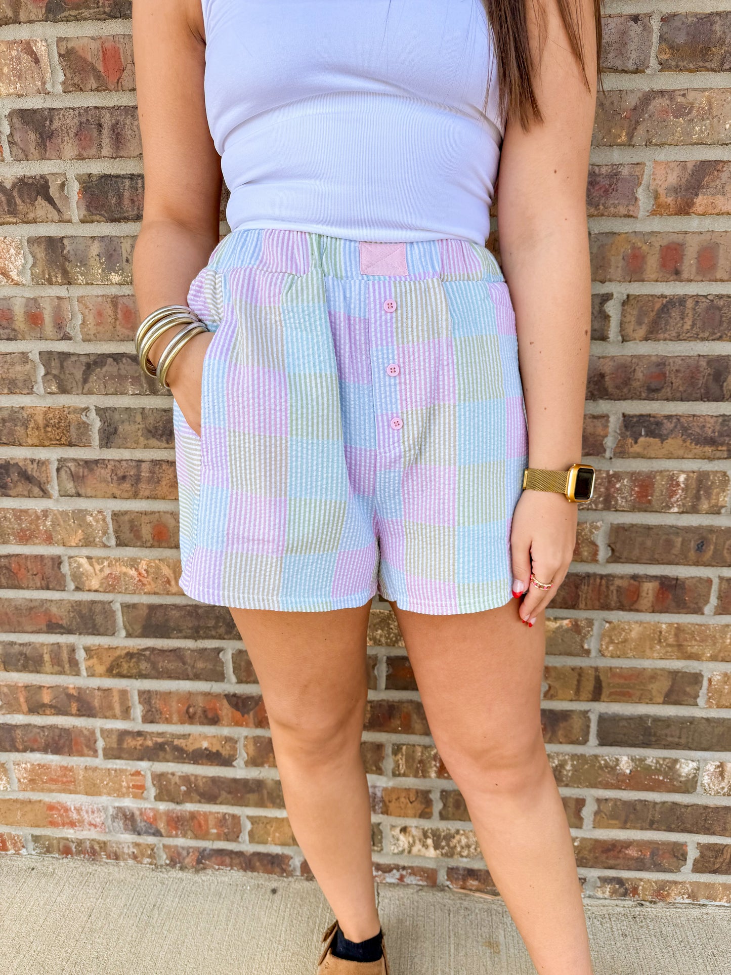 Mia Striped Boxer Shorts