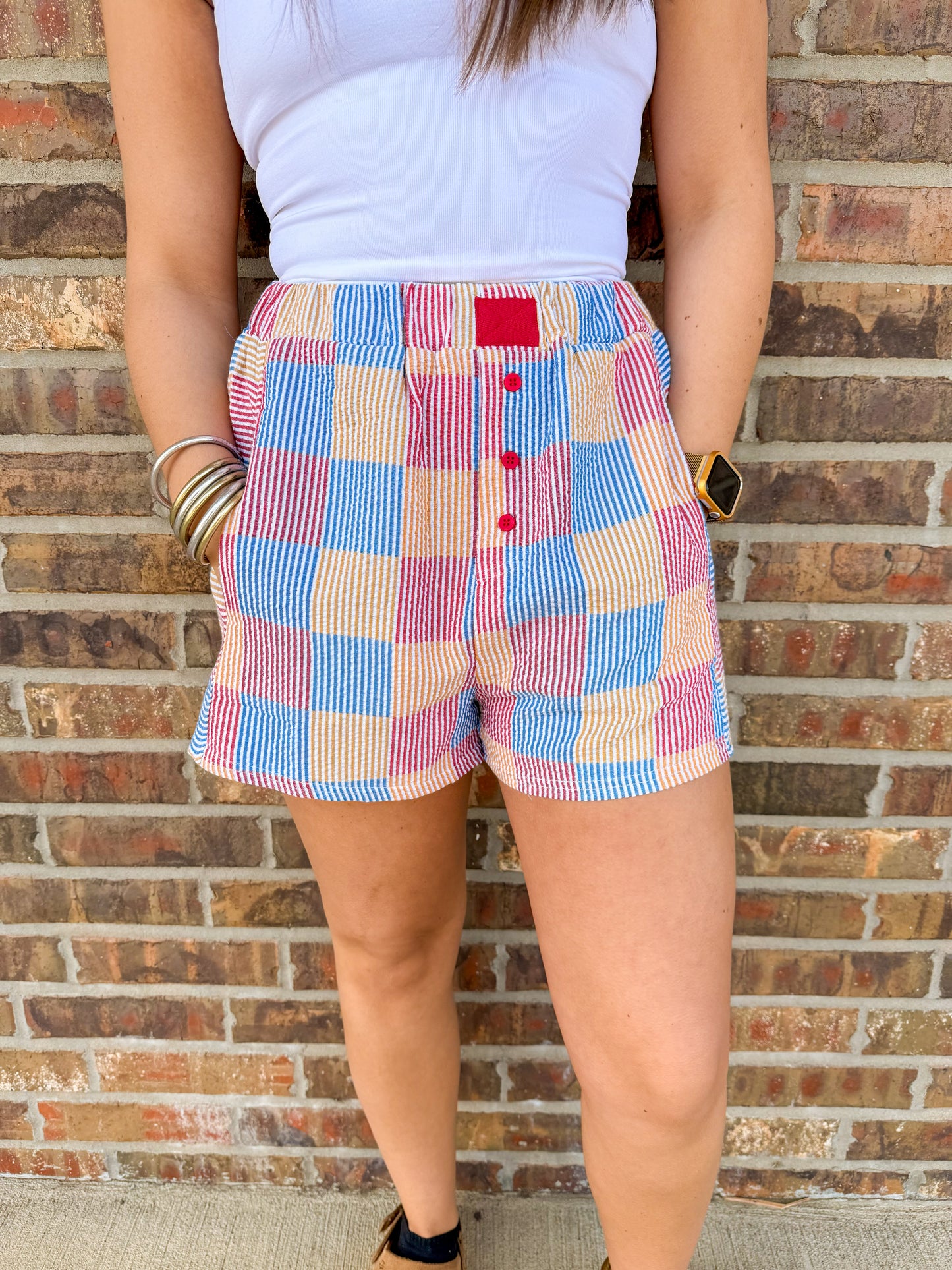 Mia Striped Boxer Shorts