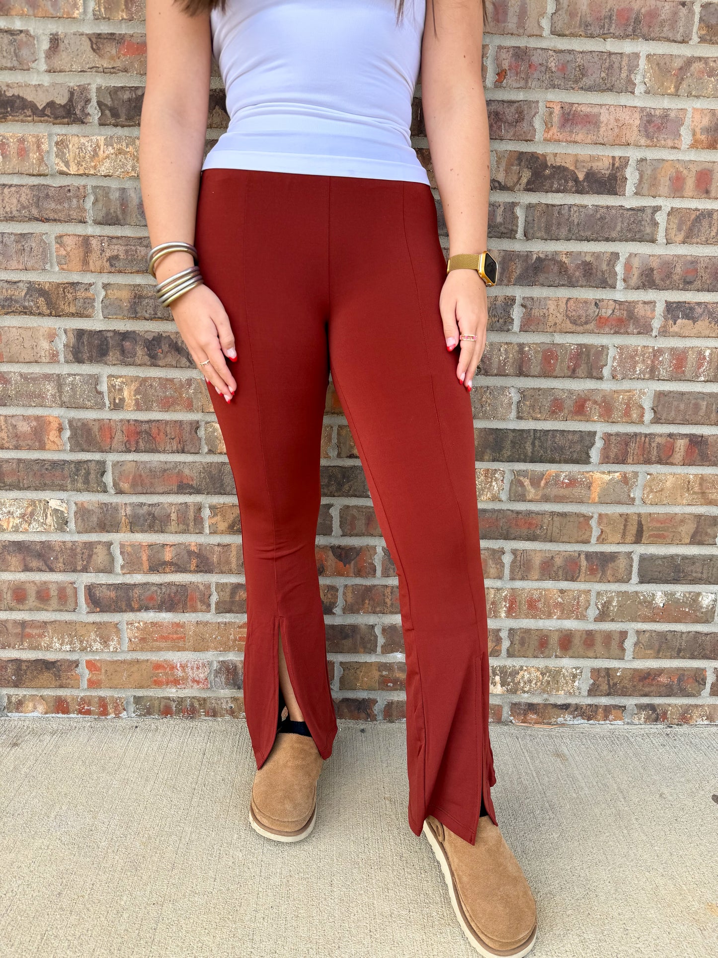 Ity Front Slit Pants