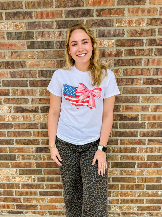 U.S.A Bow T-Shirt
