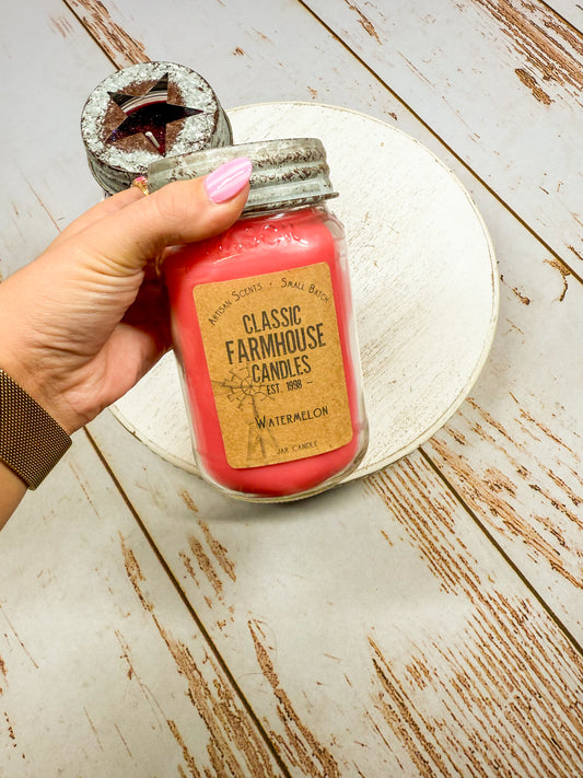 Classic Star Jar Candle