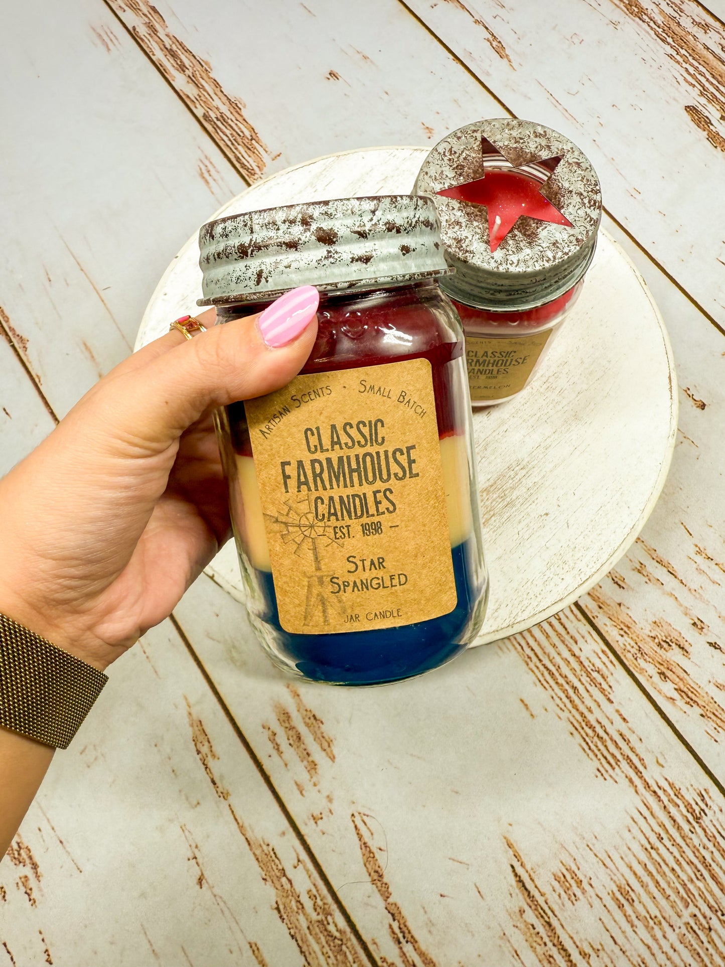 Classic Star Jar Candle