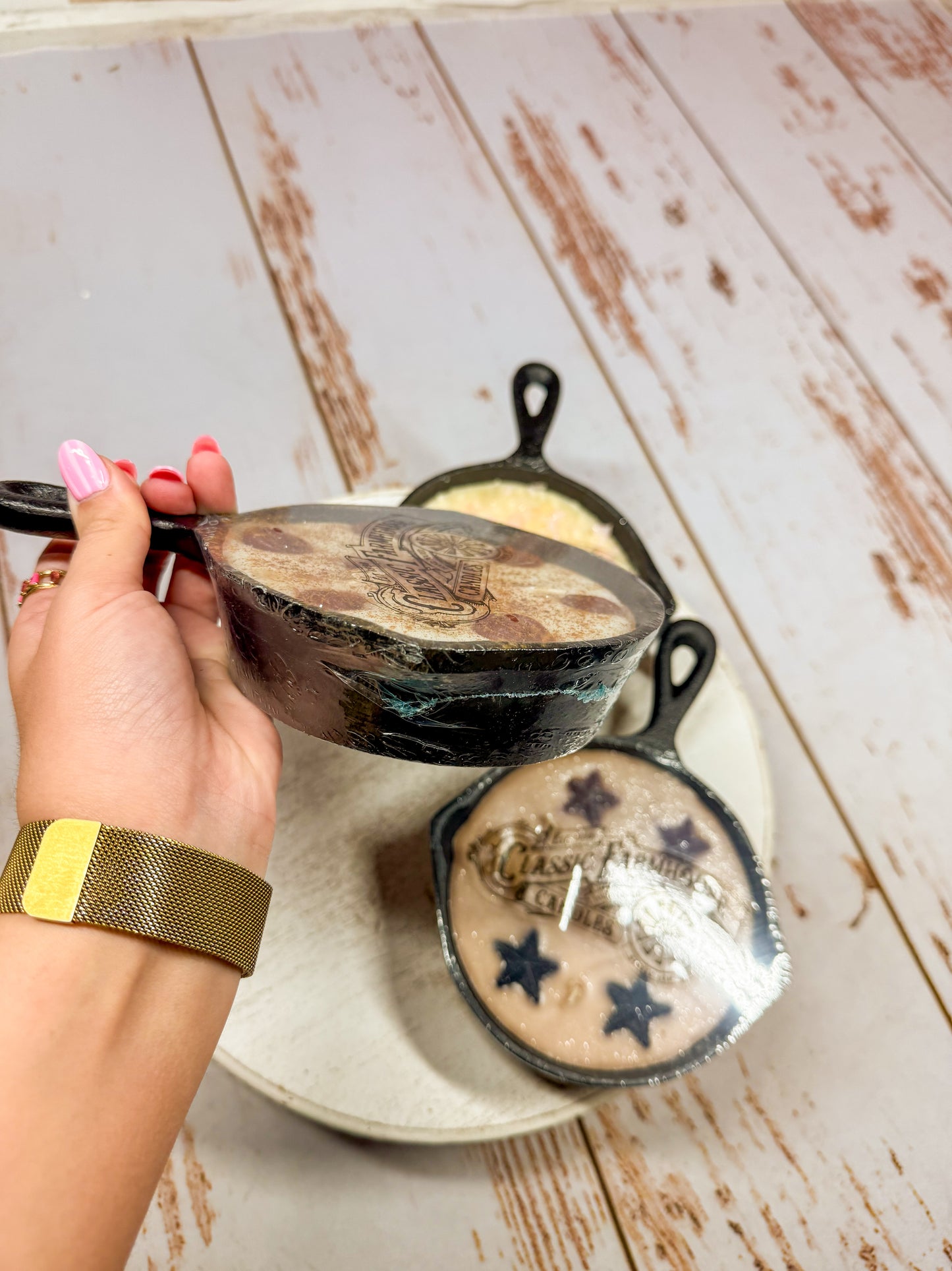 Cast Iron Pan Candle