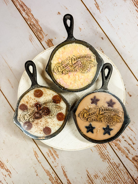 Cast Iron Pan Candle