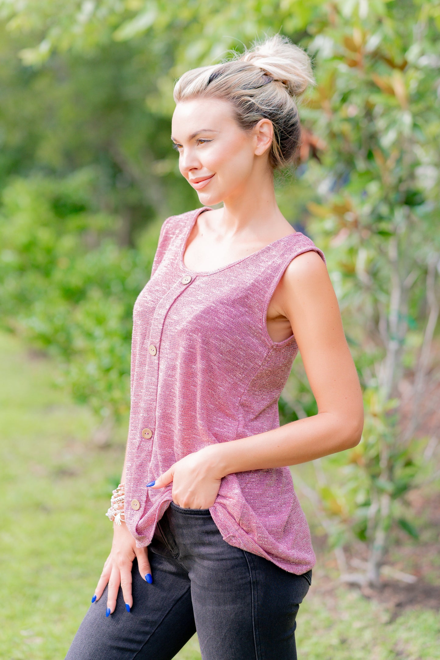Crushed Petal Top