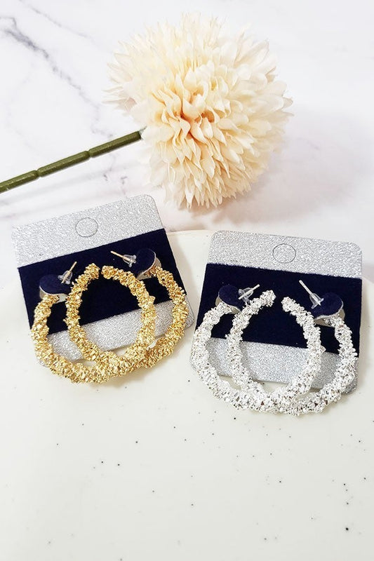 Textured Hoops