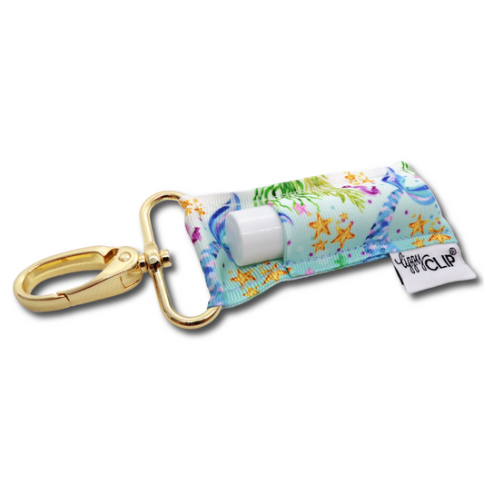 Mermaid Tails and Seahorses LippyClip® Lip Balm Holder