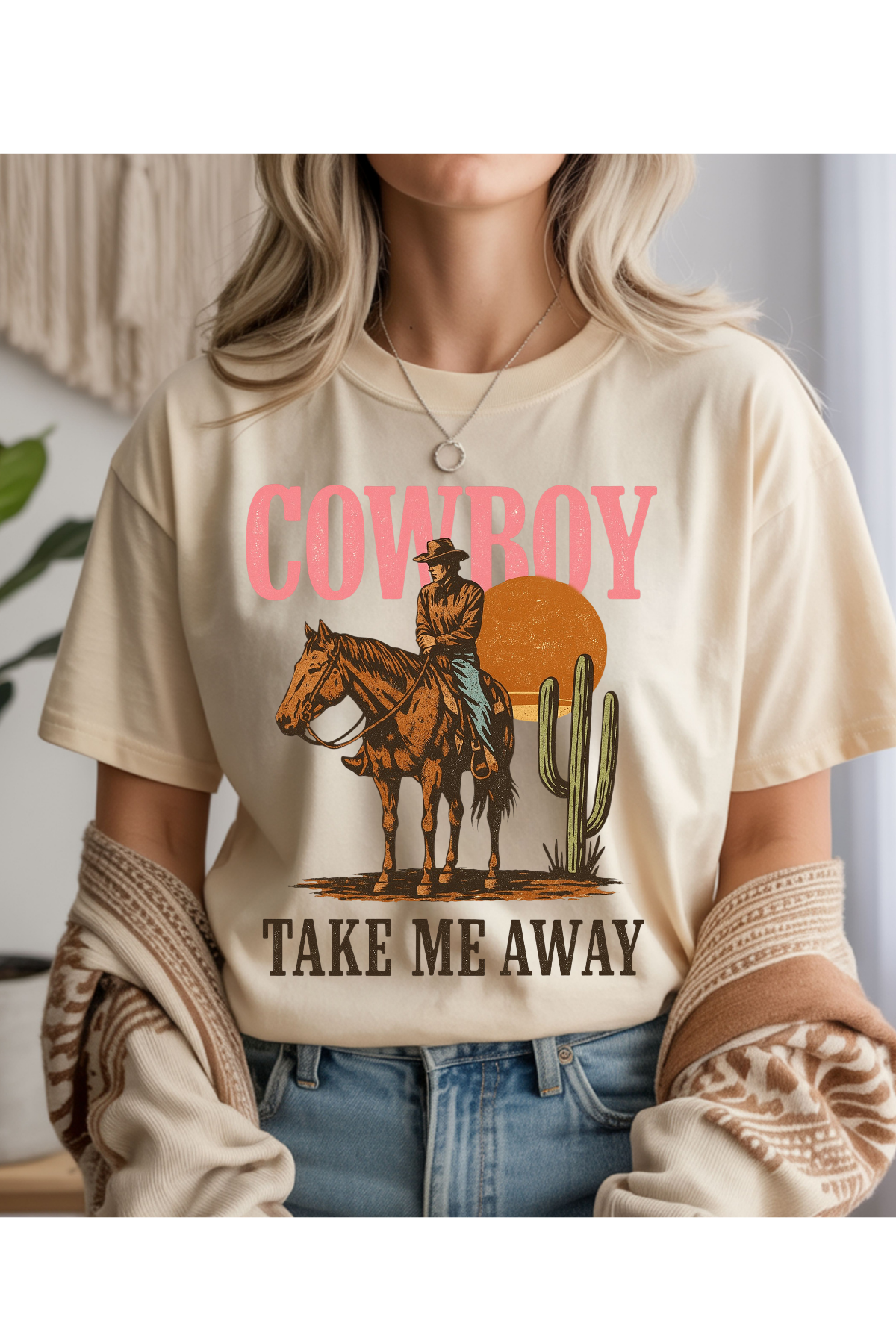 Cowboy Take Me Away Graphic Tee