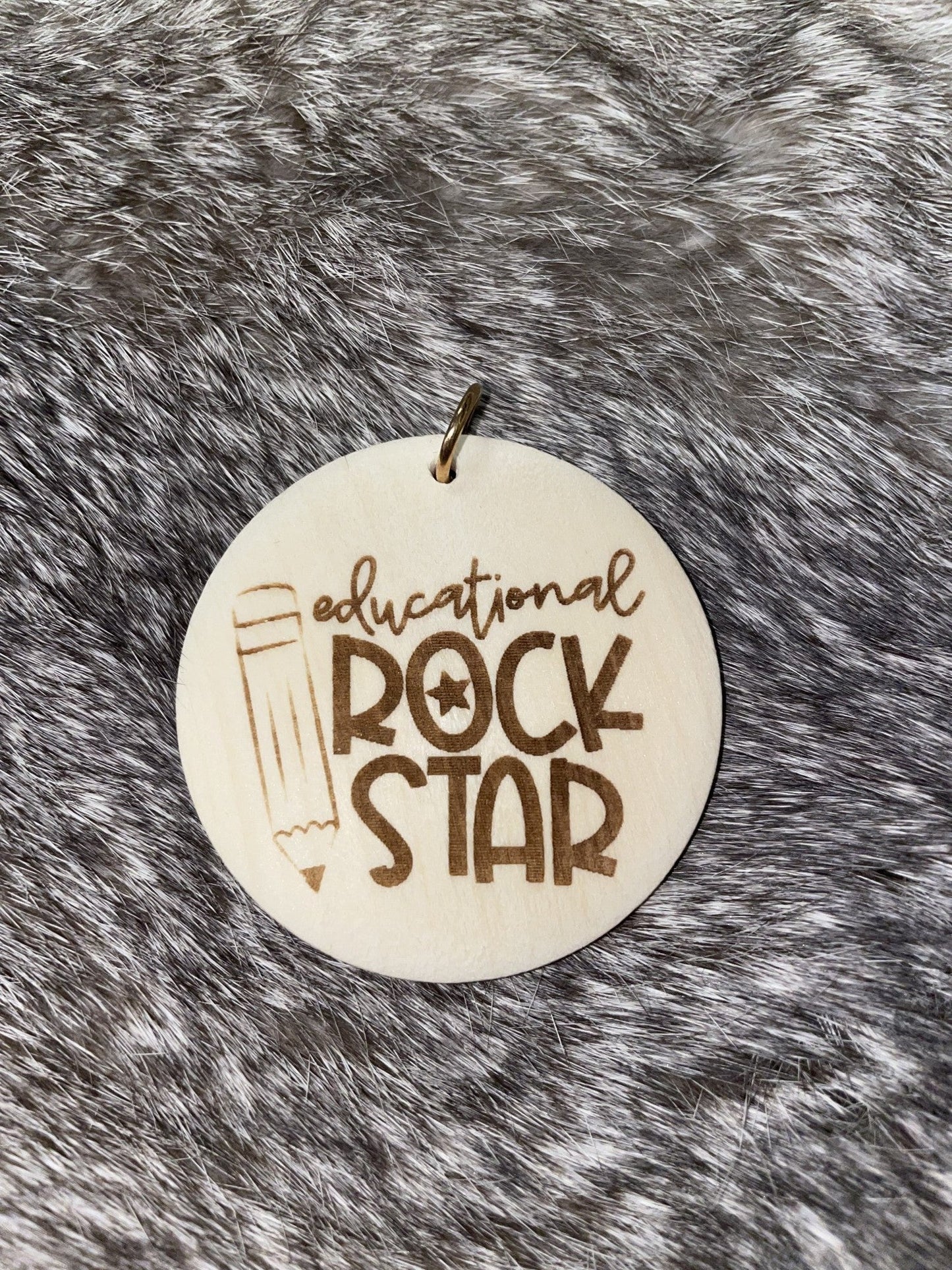 Key chain teacher charms