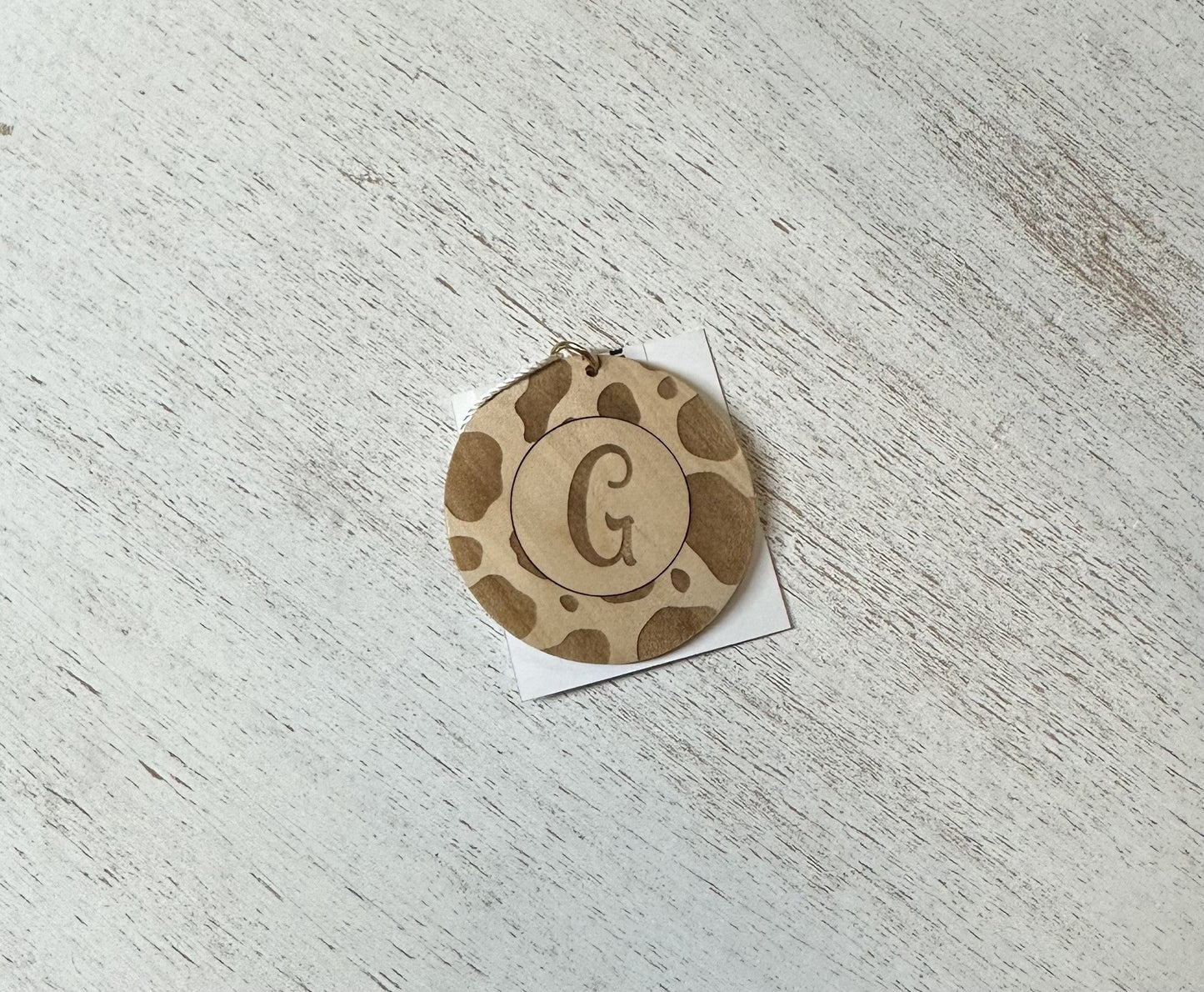 Initial Key Chain Charms