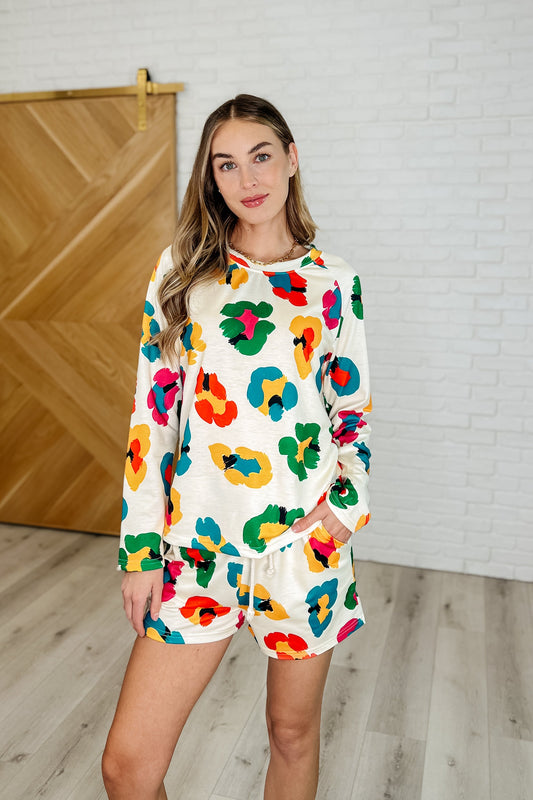 Forever Young Floral Top and Shorts Set