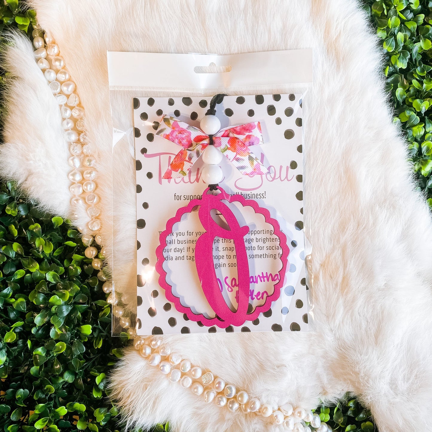 Colored Letter Car Charms