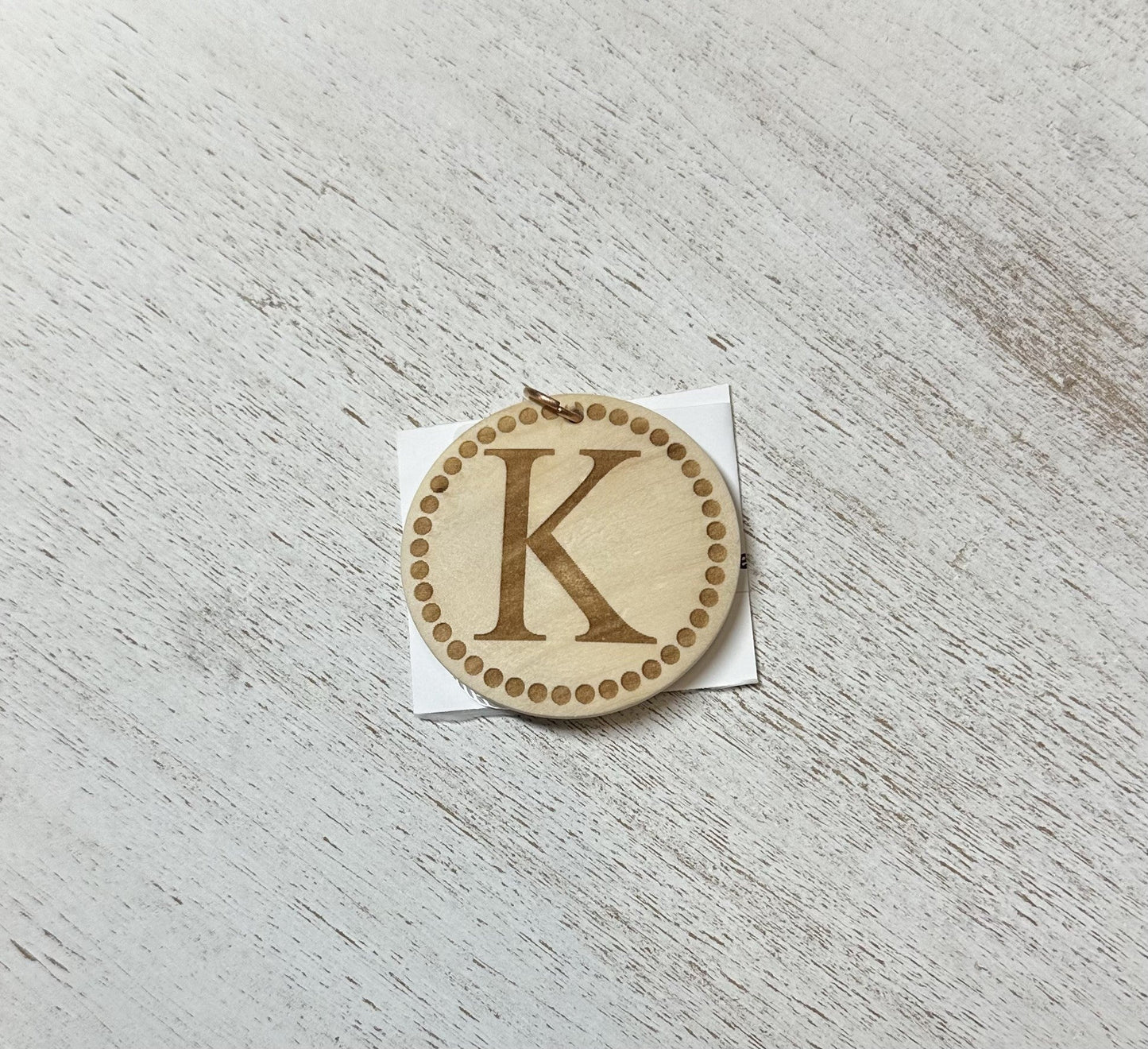 Initial Key Chain Charms