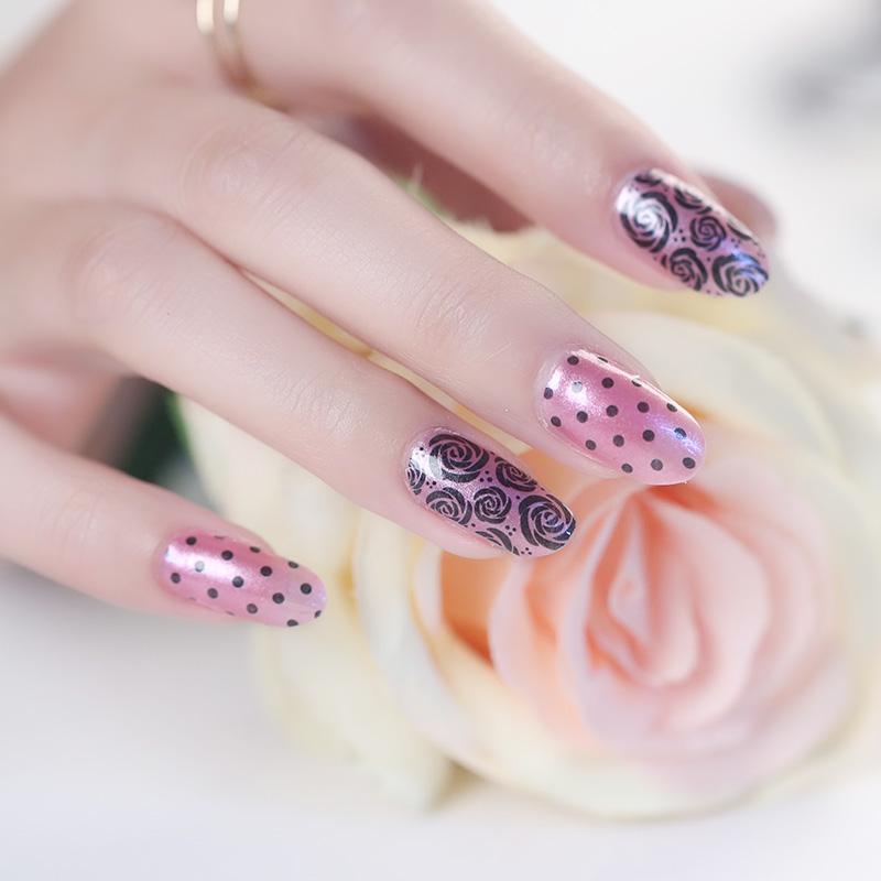 Pink Rose Dots