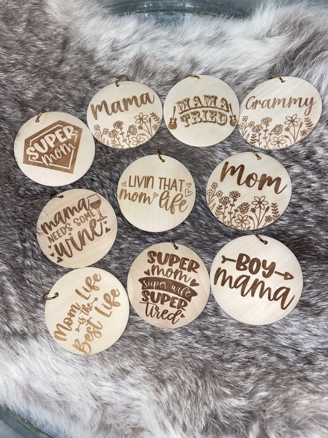 Key Chain Mom Charms