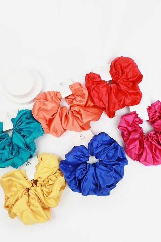 Large Satin Scrunchie