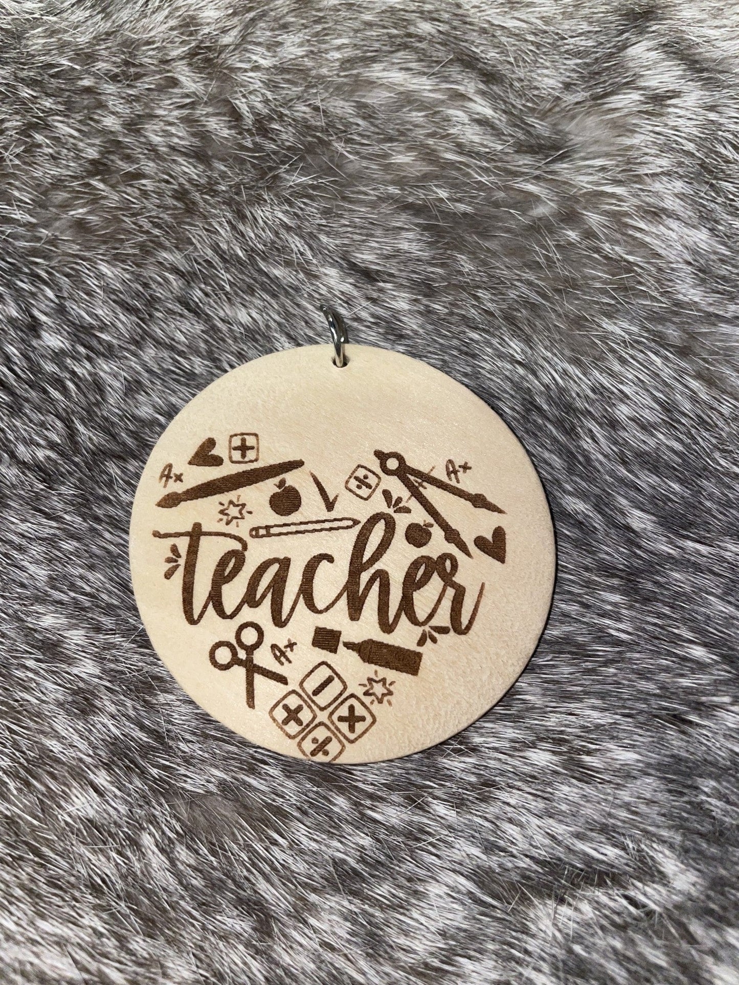 Key chain teacher charms