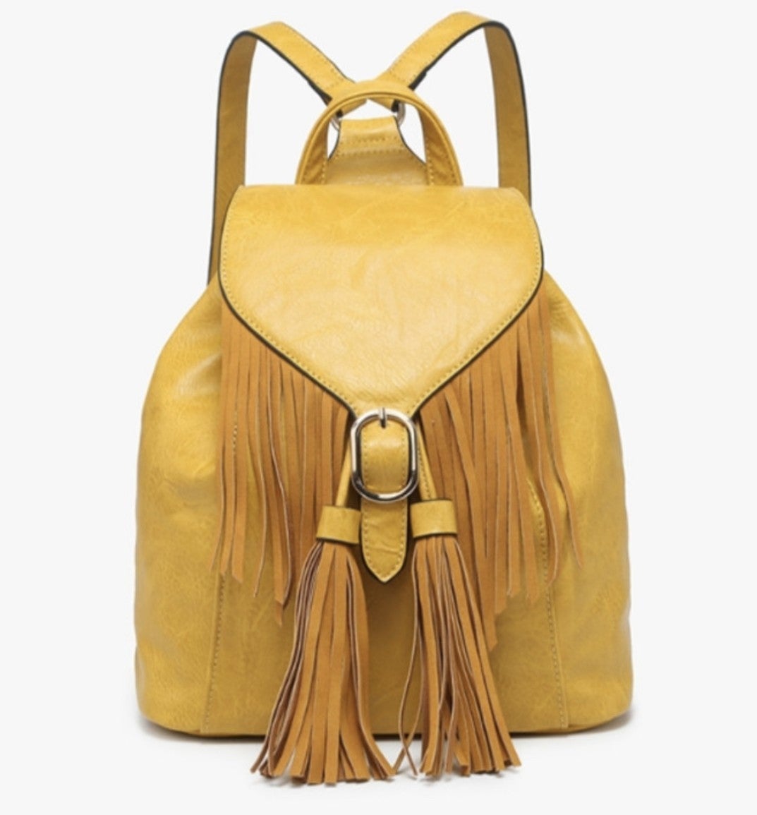 Jewel Distressed Bucket Backpack